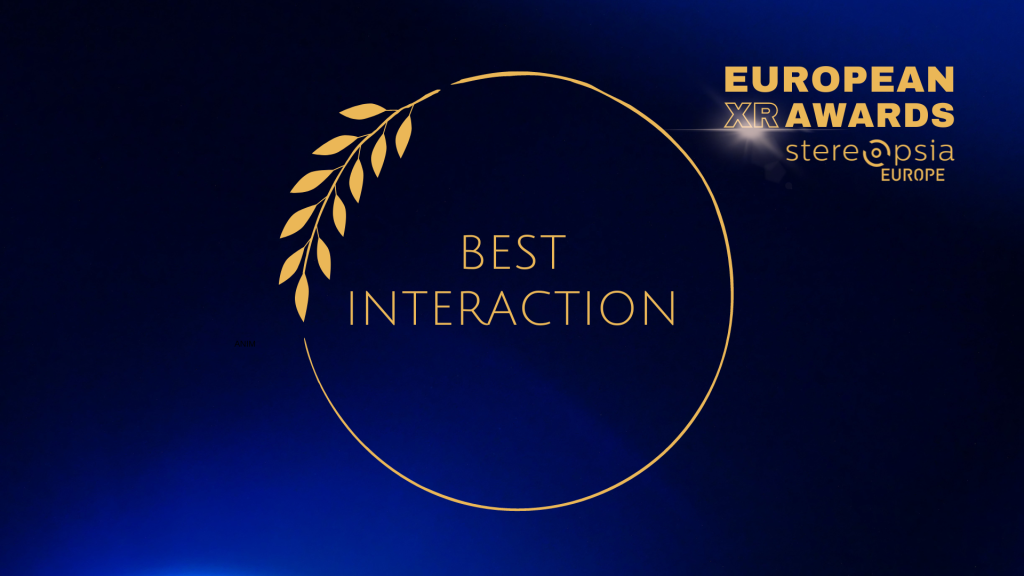 European XR Award - Best Interaction - Stereopsia EUROPE